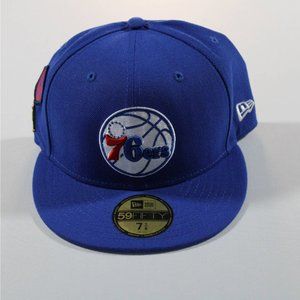 76ers New Era Fitted Cap 7 3/8